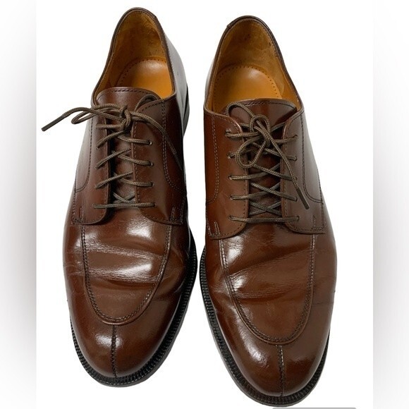 Cole Haan City Men’s Oxford Loafers Lace Up Brown Leather Shoes SZ 9.5 D main image 7